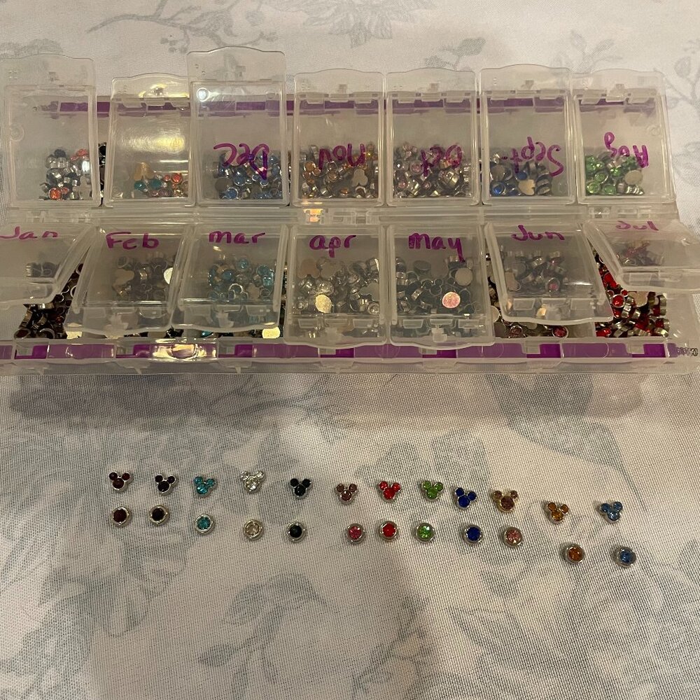 Floating memory locket charms. Disney